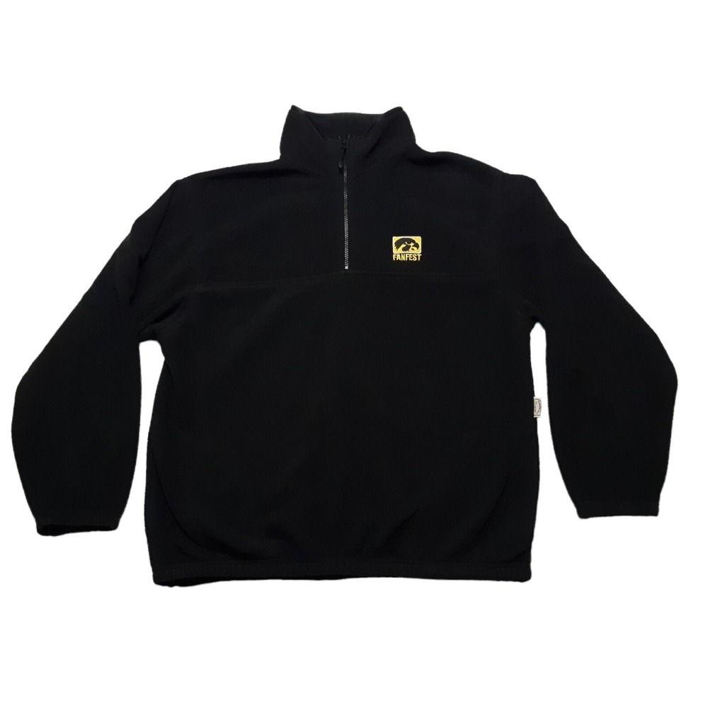 Timberline Colorado Sweatshirt Mens Large Black Fanfest Fleece Pullover Hawkeyes